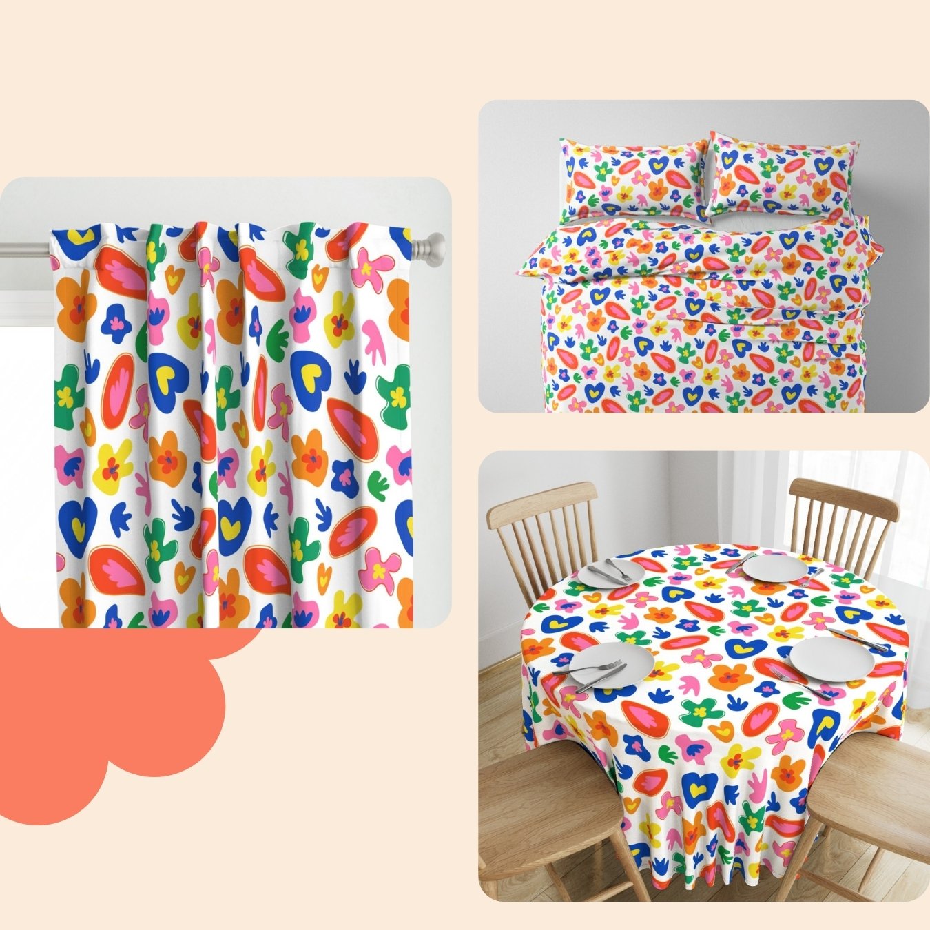 3-Zoom in Images Bright Geometric Pattern | Transparent Background - Image 3
