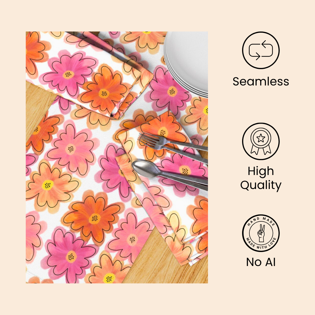 4-Benefits of Style Crumbs Painted Groovy Flowers Pattern | Transparent Background - Image 4